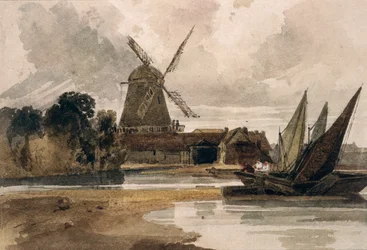 A Smock Mill on the Thames